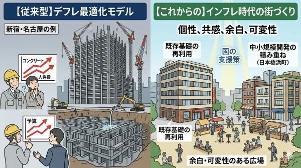 新たな街づくりの手法
