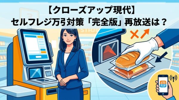【クローズアップ現代】セルフレジ万引きの対策「完全版」再放送は? kurogen-self-reji-manbiki