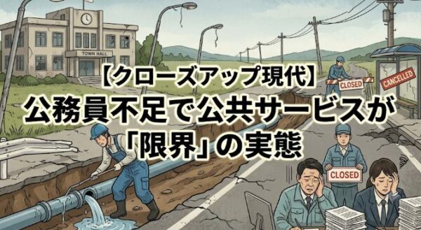 【クローズアップ現代】公務員不足で公共サービスが「限界」の実態 koumuin-shortage-public-servic