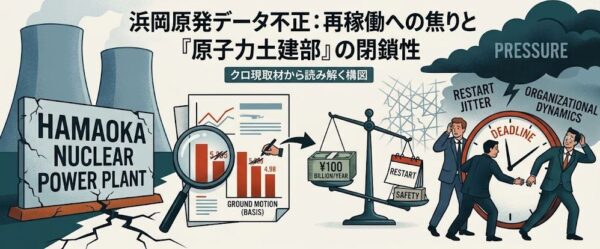 【クロ現】浜岡原発データ不正「原子力土建部」中部電力・改ざんの動機 kurogen-hamaoka-data-fusei